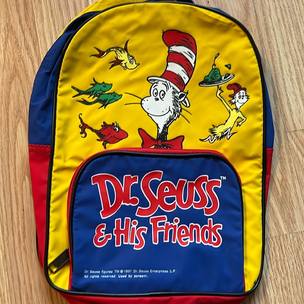 Dr Suess toddler size backpack